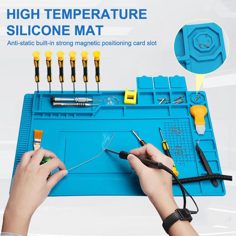 Electronics Repair Training - 정전기 방지 실리콘 내열 테이블 매트