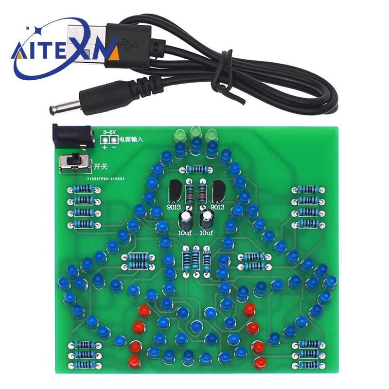 Electronics Repair School - DC 3-5V DIY LED 스윙 윈드
