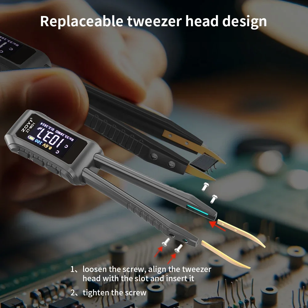 Smd Tweezer Set - ZOYI ZT-MD1 고정밀 휴대용 스마트 핀셋형