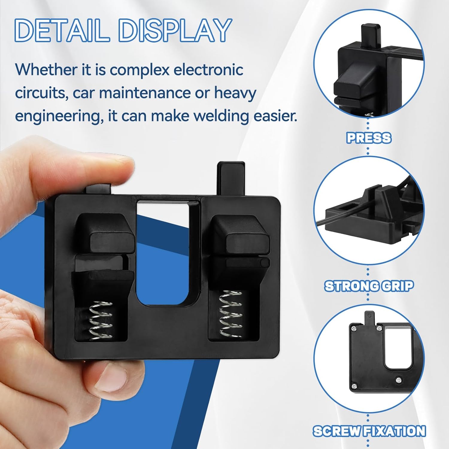 전기 와이어 용접 고정 장치, 조절 가능한 보조 도구, - Elektronik Repair 리뷰 및 가격