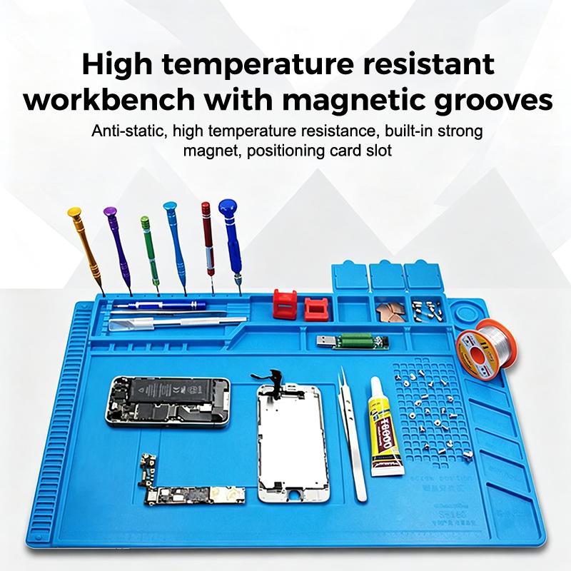 정전기 방지 실리콘 내열 테이블 매트 자기 단열 실리콘 - Electronics Repair Training 리뷰 및 가격