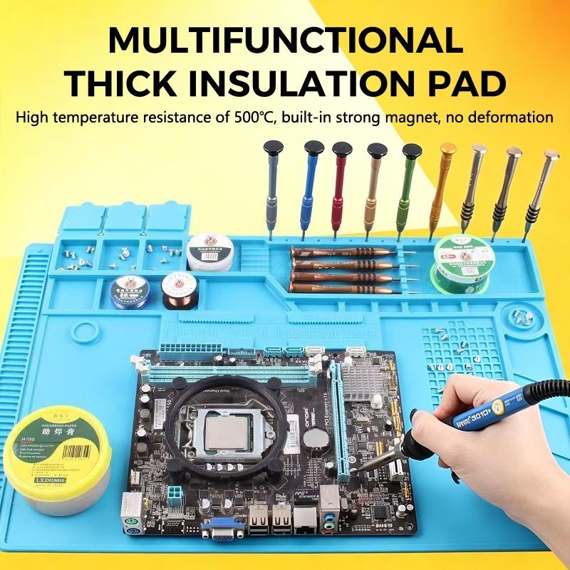 정전기 방지 실리콘 내열 테이블 매트 자기 단열 실리콘 - Electronics Repair Training 리뷰 및 가격