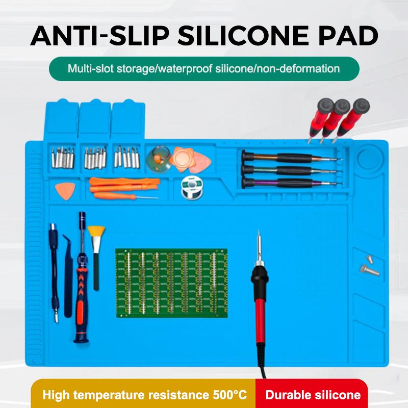 정전기 방지 실리콘 내열 테이블 매트 자기 단열 실리콘 - Electronics Repair Training 리뷰 및 가격