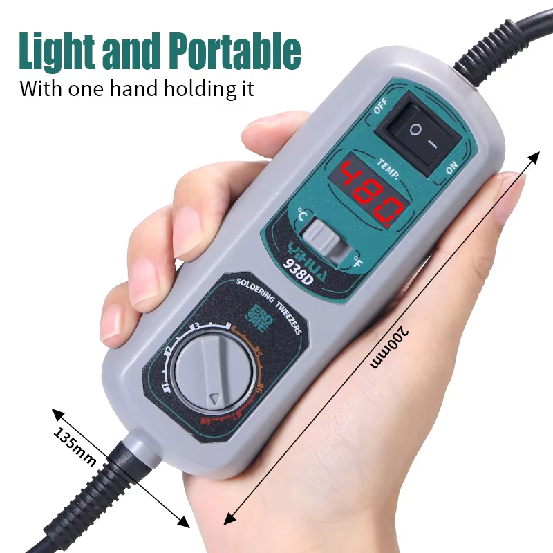 YIHUA 938D 휴대용 핀셋 납땜 스테이션 110V - Smd Tweezer Set 리뷰 및 가격