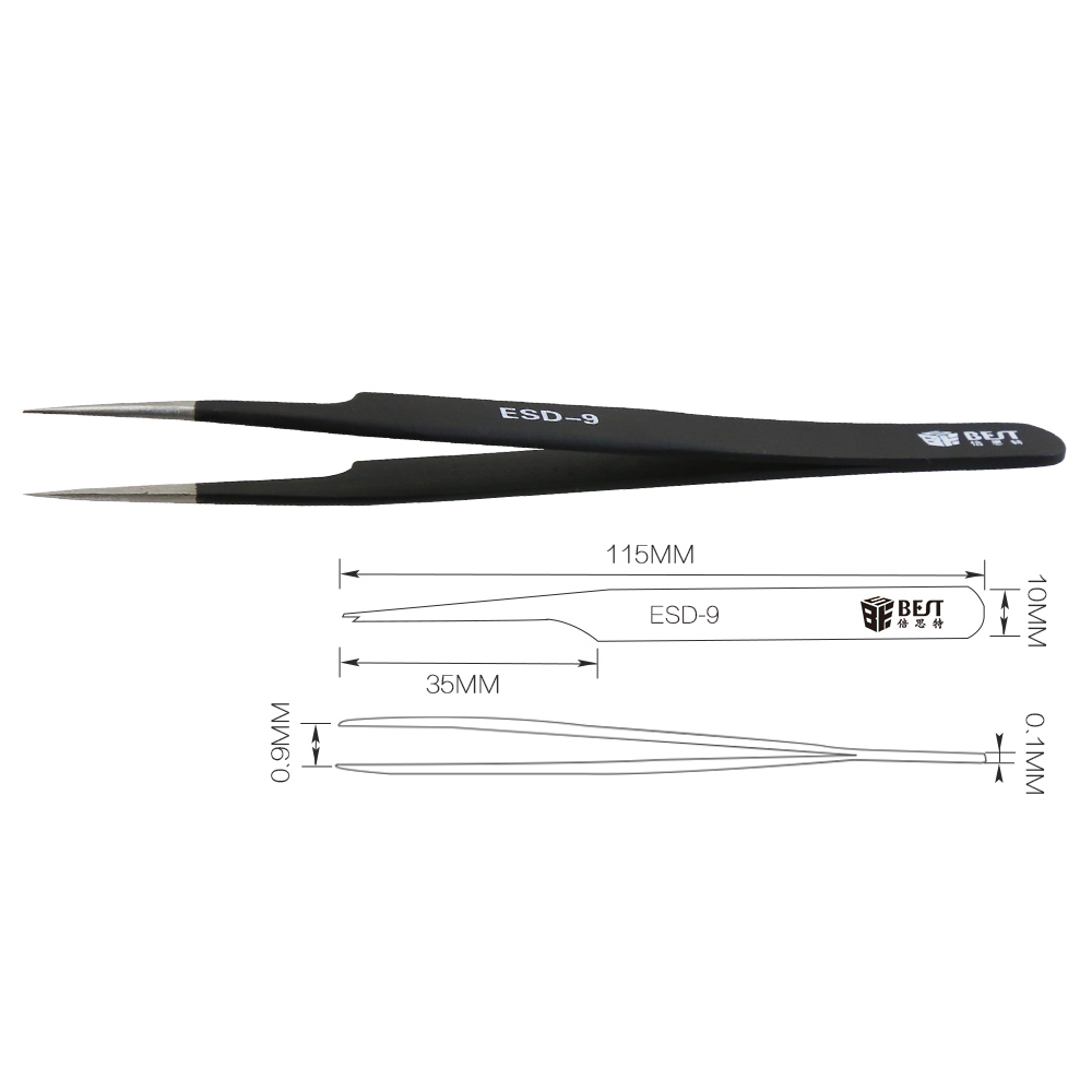 BST-ESD-9 정전기 방지 핀셋 해부학적 외과용 항 - Smd Tweezer Set 리뷰 및 가격