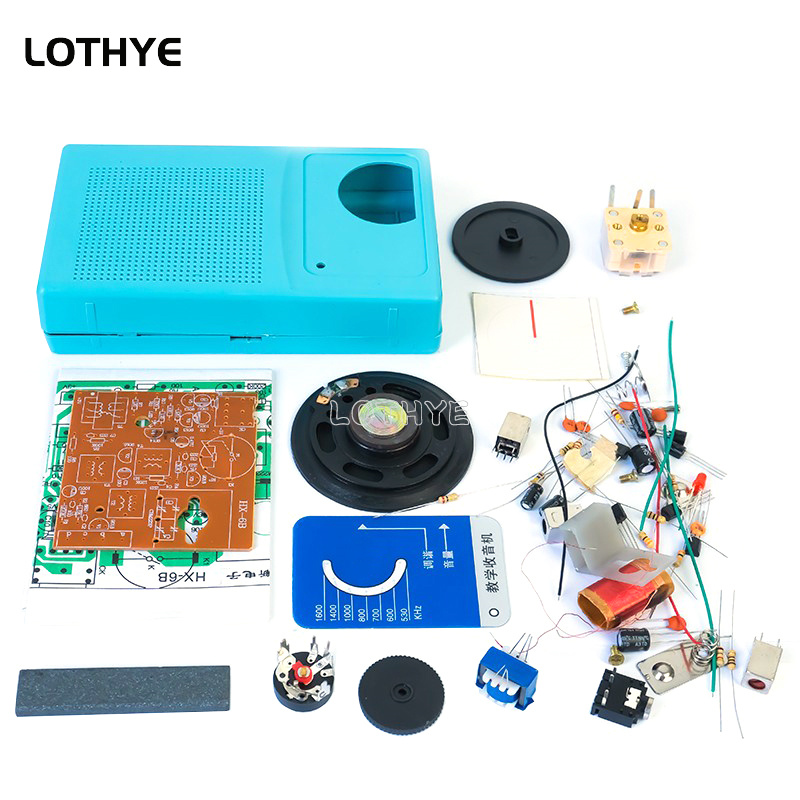 6 튜브 AM 라디오 어셈블리 DIY 전자 키트 생산  - Electronics Repair School 리뷰 및 가격