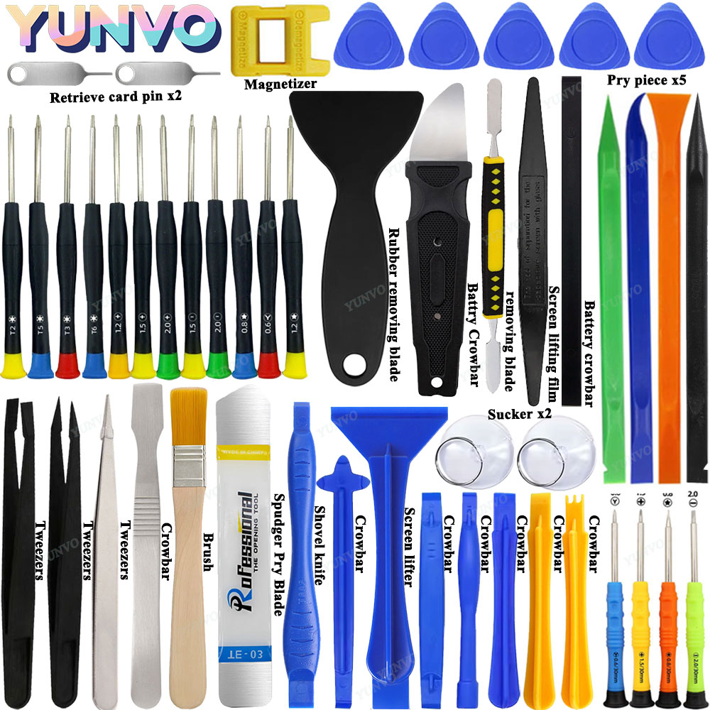 애플 안드로이드용 휴대폰 분해 수리 도구 세트 오프닝  - Electronics Repair Training 리뷰 및 가격