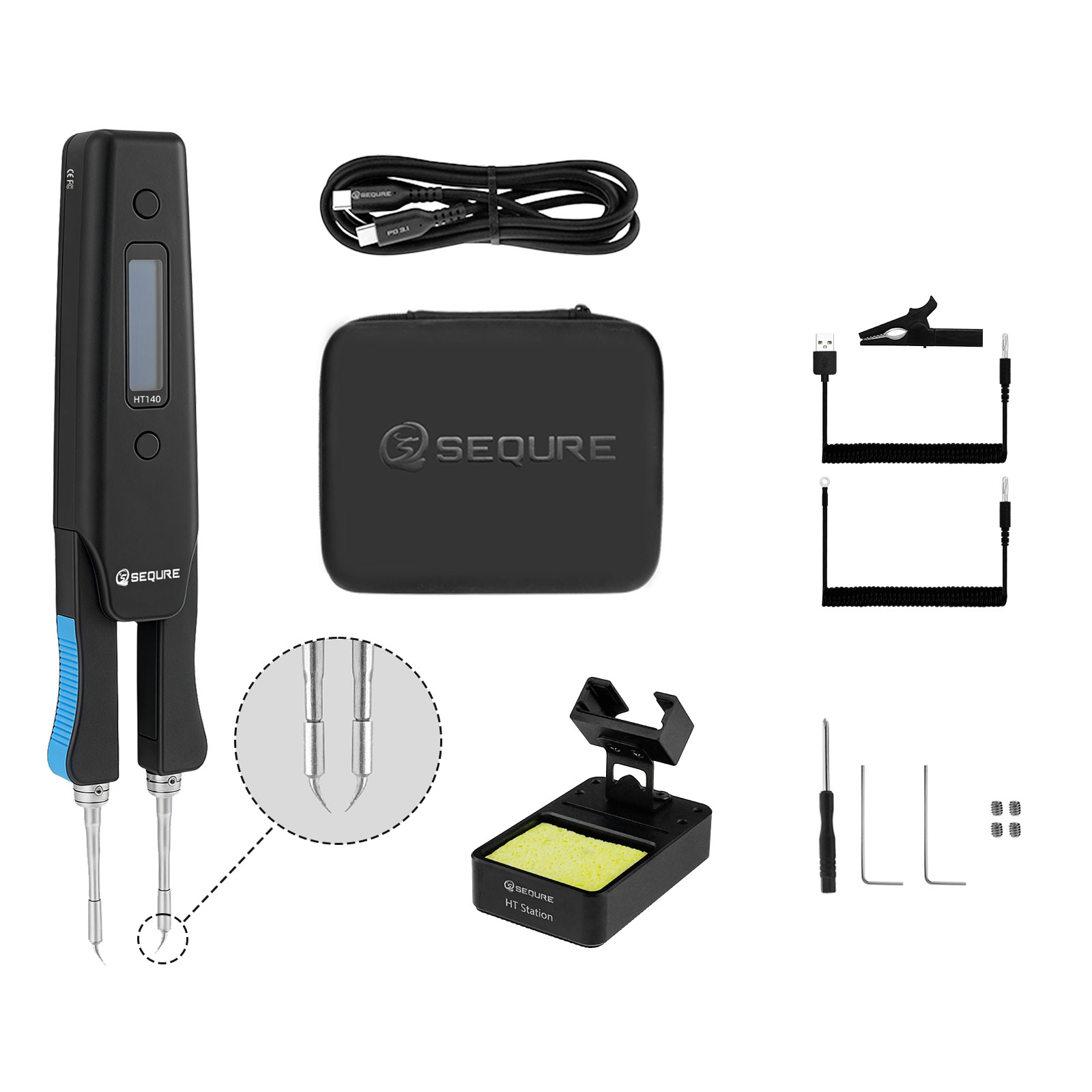 SEQURE HT140 2-IN-1 전기 가열 핀셋(교 - Smd Tweezer Set 리뷰 및 가격