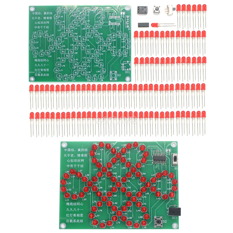 Led 흐르는 빛 중국어 매듭 DIY 전자 키트 재미  - Electronics Repair School 리뷰 및 가격