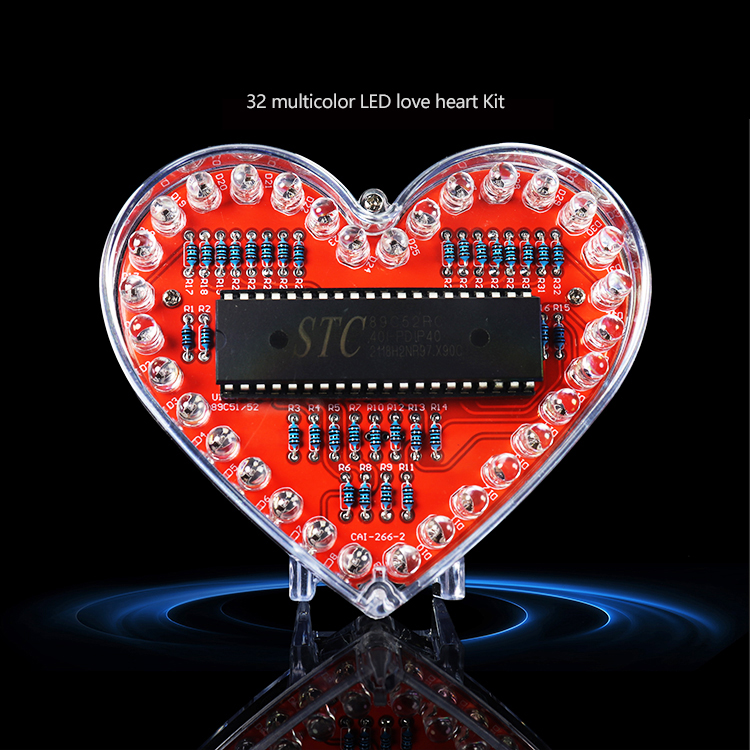 DIY 전자 키트 25/32 LED RGB 다채로운 흐 - Electronics Repair School 리뷰 및 가격