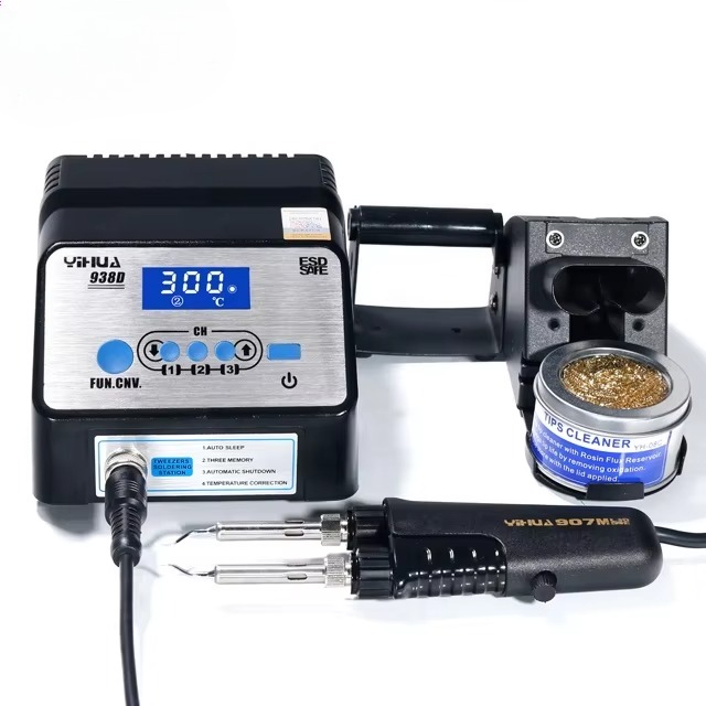938D 휴대용 핀셋 납땜 스테이션 110V 220V  - Smd Tweezer Set 리뷰 및 가격