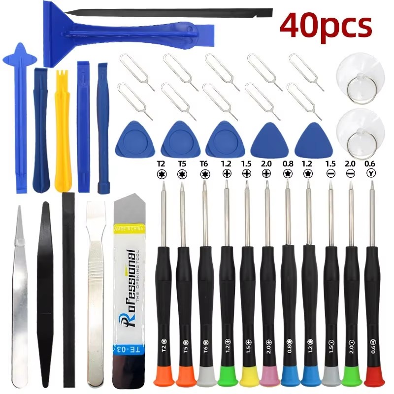 40/42 in 1 휴대폰 수리 도구 세트, 아이폰용  - Electronics Repair Training 리뷰 및 가격