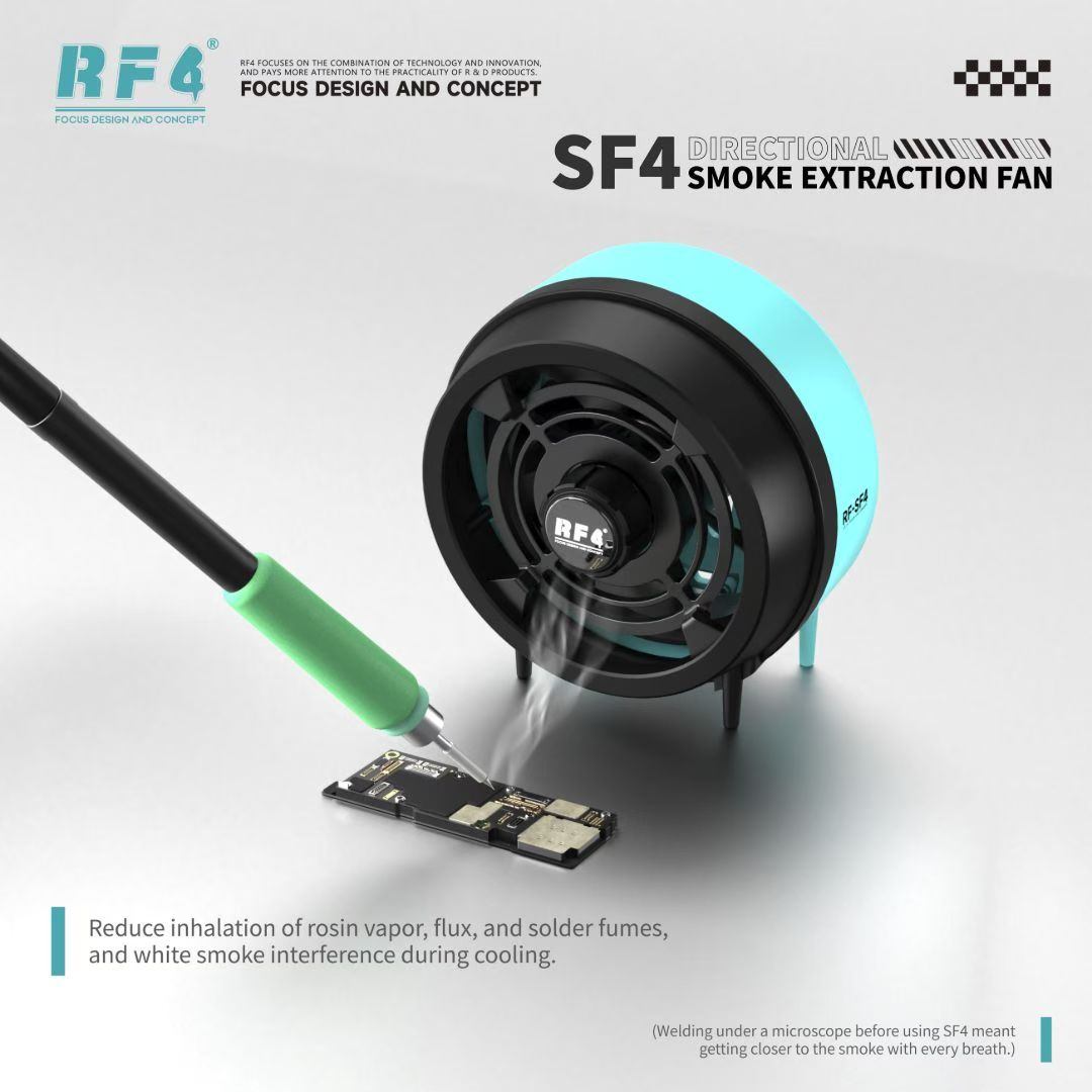 RF4 연기 추출 팬 – 휴대폰 마더보드 및 전자 부품 - Elektronik Repair 리뷰 및 가격
