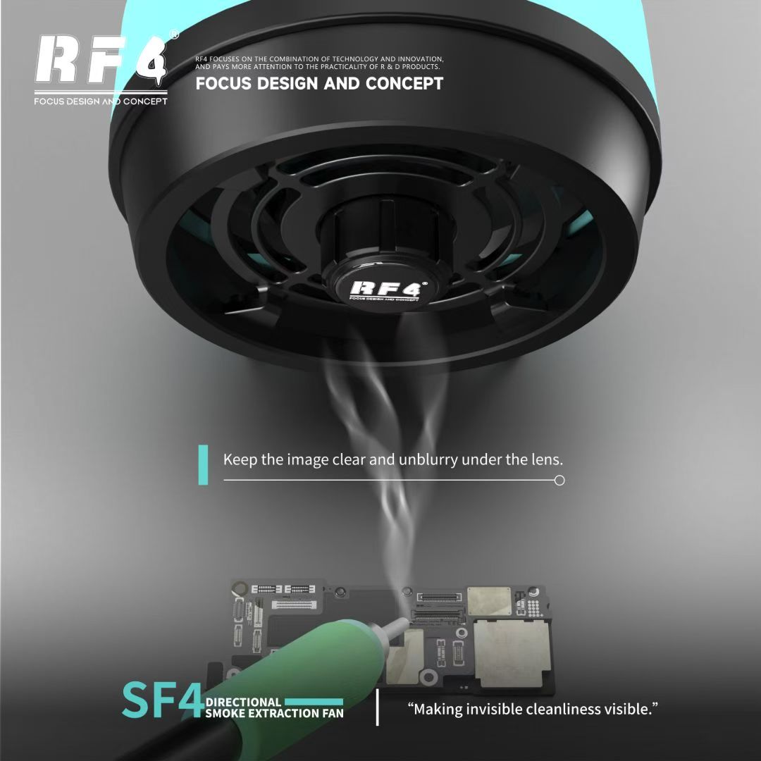 RF4 연기 추출 팬 – 휴대폰 마더보드 및 전자 부품 - Elektronik Repair 리뷰 및 가격